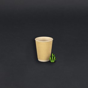24 cl papkrus (bambus), varme drikke, ripple wall, 500 stk.