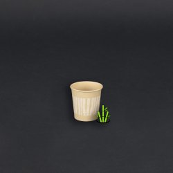 12 cl papkrus (bambus), varme drikke, single wall, 1.000 stk.