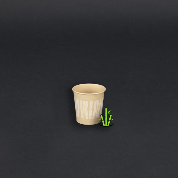 12 cl papkrus (bambus), varme drikke, single wall, 1.000 stk.