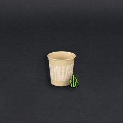 24 cl papkrus (bambus), varme drikke, single wall, 1.000 stk.