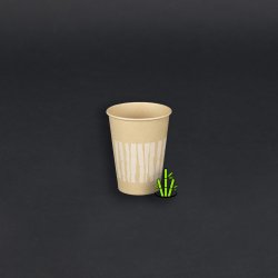 36 cl papkrus (bambus), varme drikke, single wall, 1.000 stk.