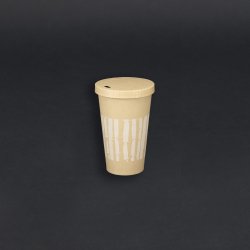 48 cl papkrus (bambus), varme drikke, single wall, 1.000 stk.