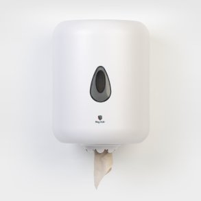 Papirhåndklæde-, aftørringspapirdispenser