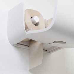 Toiletpapirdispenser, dobbelt, standardrulle