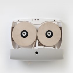 Toiletpapirdispenser, dobbelt, jumborulle