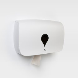 Toiletpapirdispenser, dobbelt, jumborulle