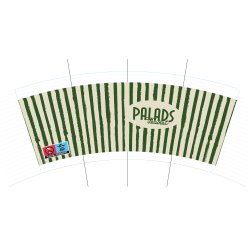 48 cl papkrus (bambus), varme drikke, single wall, 1.000 stk.