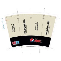 '1.4' Cup for cold drinks  500 pcs