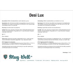 DesiLux hnddesinfektion Gel, 5 liter