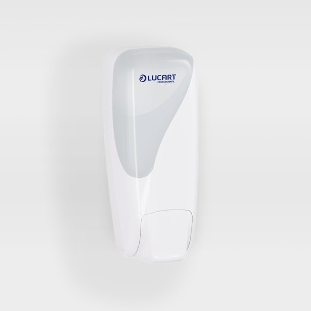 Dispenser for foam soap and liquid soap 1.000 ml. Manual dispenser for refills. 