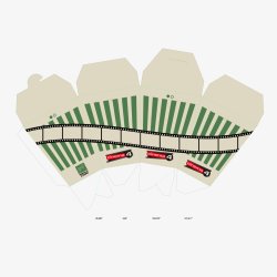 Pick and mix box with handle, approx. 0,8 liter 500 pcs