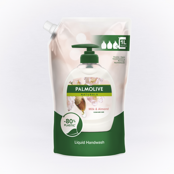 Palmolive Milk and Almond, parfumeret, 1 liter