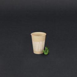 24 cl cup (bamboo) for warm drinks, single wall, 1.000 pcs.