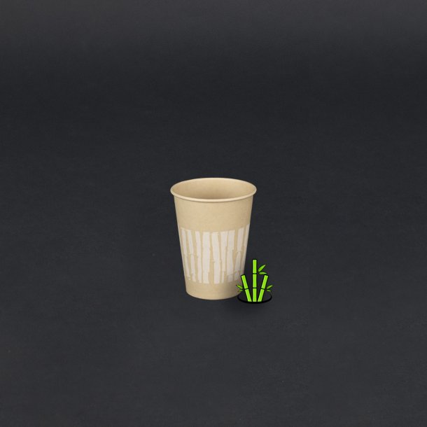 24 cl cup (bamboo) for warm drinks, single wall, 1.000 pcs.