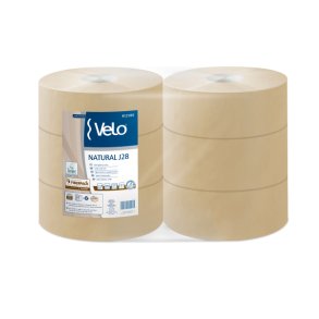 Toiletpapir, 2-lags bredygtigt & komfortabelt, 6 jumboruller  280m