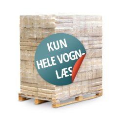 HELT TRK!, trbriketter RUF, 960kg, A1 kvalitet, frit leveret