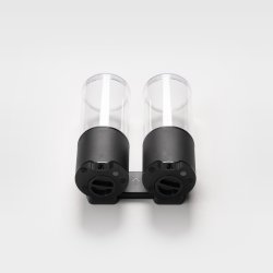 Vandtt dispenser - sbe, shampoo, hndsprit (gel). Berringsfri. Regulerbar mngde. Dobbel.