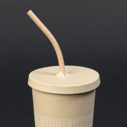Straw, flexible, individually wrapped, 8mm, 24cm 5000 pcs - Straws
