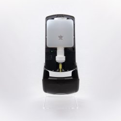 Dispenser til skummende hnddesinfektion/sbe. Berringsfri. Regulerbar mngde. Genopfyldelig. 