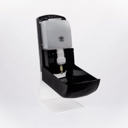 Dispenser til skummende hnddesinfektion/sbe. Berringsfri. Regulerbar mngde. Genopfyldelig. 