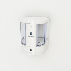 Dispenser - sbe, shampoo og hndsprit (gel). Berringsfri. Genopfyldelig.