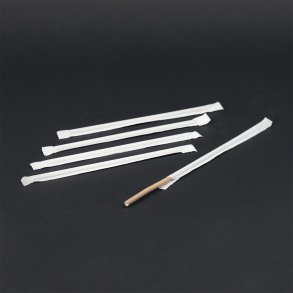 Sugerr, individuelt indpakket, bjeligt, 8mm, 24cm 5000 stk