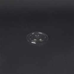Clear PET lid for '0,3' - hole for straw 1000 pcs
