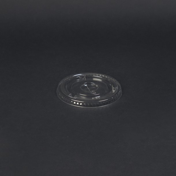 Clear PET lid for '0,75' - hole for straw 1000 pcs