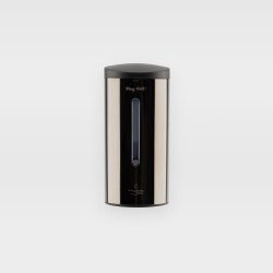 Dispenser - sbe, hndsprit (gel). Berringsfri. Genopfyldelig. Regulerbar mngde. Sort.