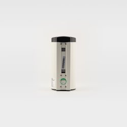 Dispenser - sbe, hndsprit (gel). Berringsfri. Genopfyldelig. Regulerbar mngde. Hvid.