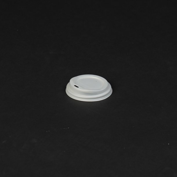 White PP lid with sip hole for warm drink cup, 240ml 1000 pcs